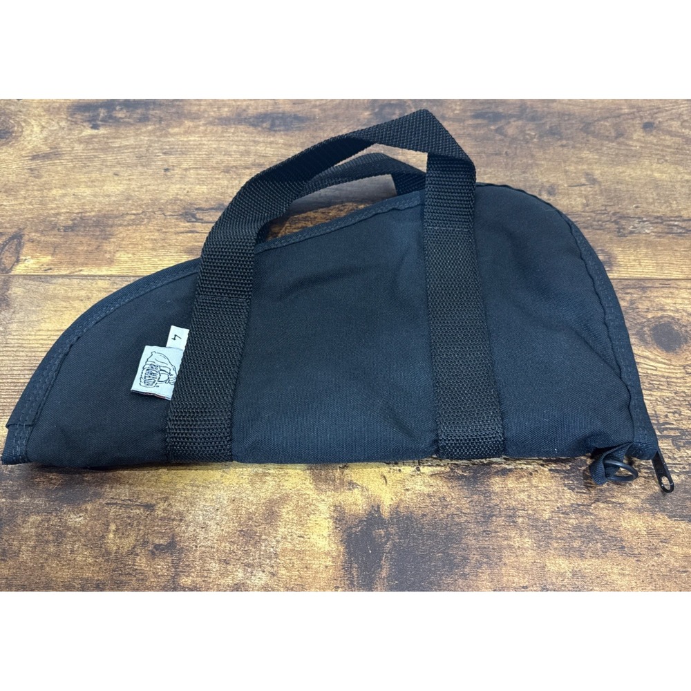 Black Nylon Soft Handgun Pistol Revolver Carrying & Storage Case Bagmaster #4